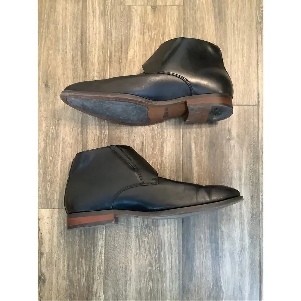 Stacy Adams Men's 8.5M Black Kaius Double Monk Strap Boots R5-24